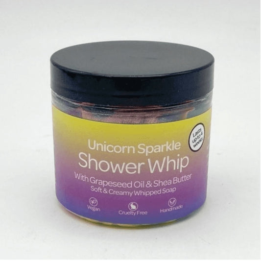 Unicorn sparkle shower whip